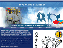 Tablet Screenshot of karatesn.com